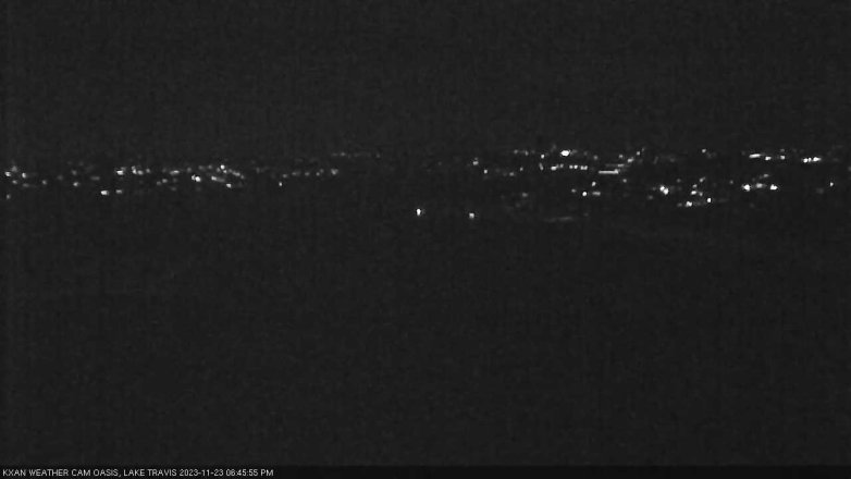 Lake Travis webcam, November 23, 2023 6:45 PM CT