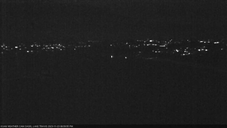 Lake Travis webcam, November 23, 2023 7:00 PM CT
