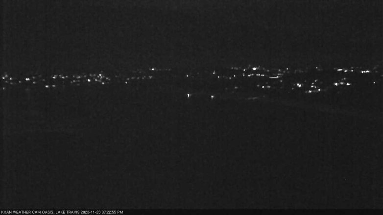 Lake Travis webcam, November 23, 2023 7:25 PM CT