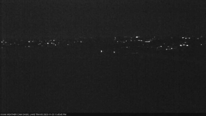 Lake Travis webcam, November 23, 2023 11:45 PM CT