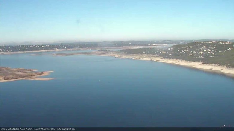 Lake Travis webcam, November 24, 2023 9:00 AM CT