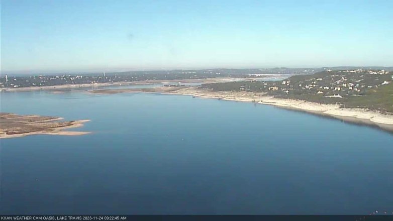 Lake Travis webcam, November 24, 2023 9:25 AM CT