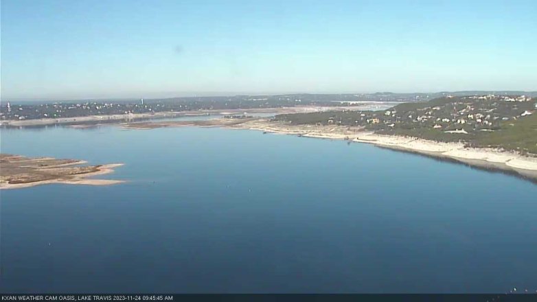 Lake Travis webcam, November 24, 2023 9:45 AM CT