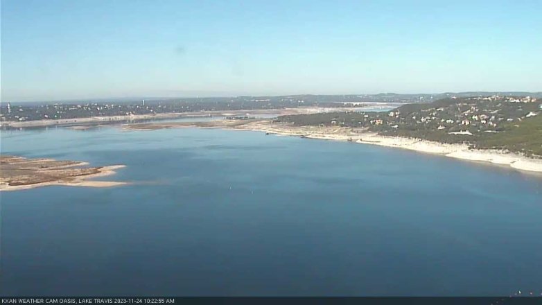 Lake Travis webcam, November 24, 2023 10:25 AM CT