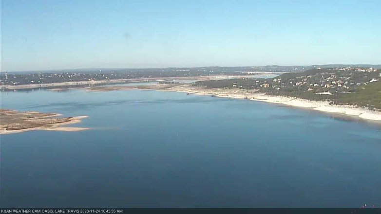 Lake Travis webcam, November 24, 2023 10:45 AM CT