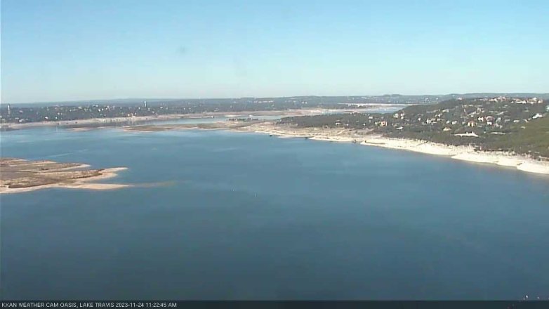 Lake Travis webcam, November 24, 2023 11:25 AM CT