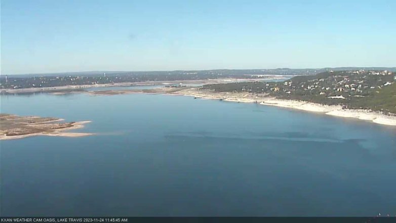 Lake Travis webcam, November 24, 2023 11:45 AM CT