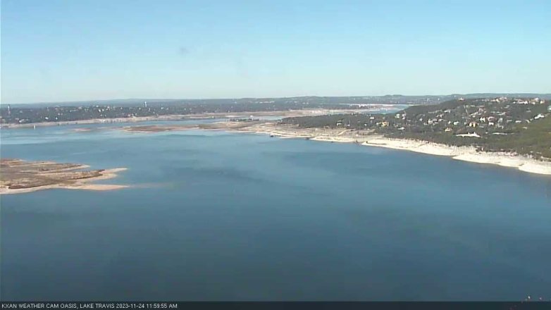 Lake Travis webcam, November 24, 2023 12:00 PM CT