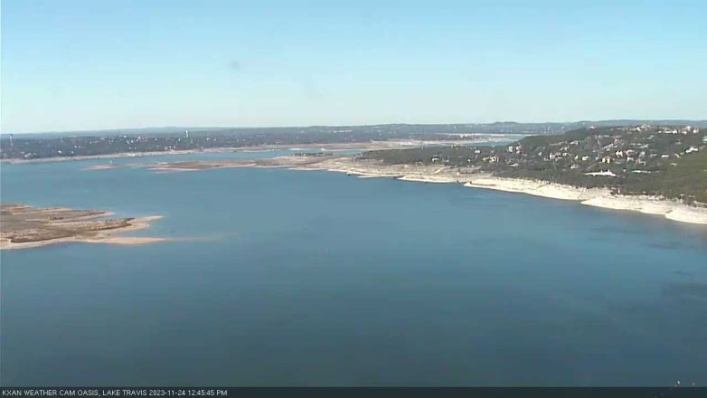 Lake Travis webcam, November 24, 2023 12:45 PM CT