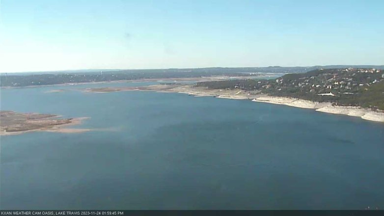 Lake Travis webcam, November 24, 2023 2:00 PM CT