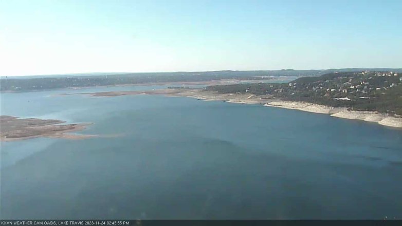 Lake Travis webcam, November 24, 2023 2:45 PM CT
