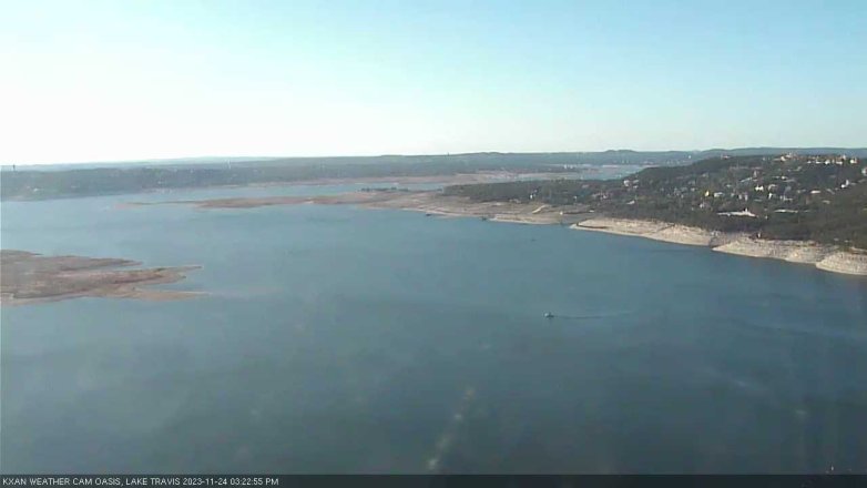 Lake Travis webcam, November 24, 2023 3:25 PM CT