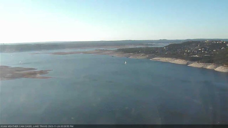 Lake Travis webcam, November 24, 2023 4:00 PM CT