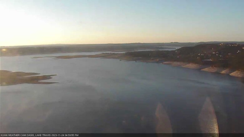 Lake Travis webcam, November 24, 2023 5:00 PM CT