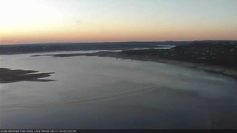 Lake Travis webcam, November 24, 2023 5:25 PM CT