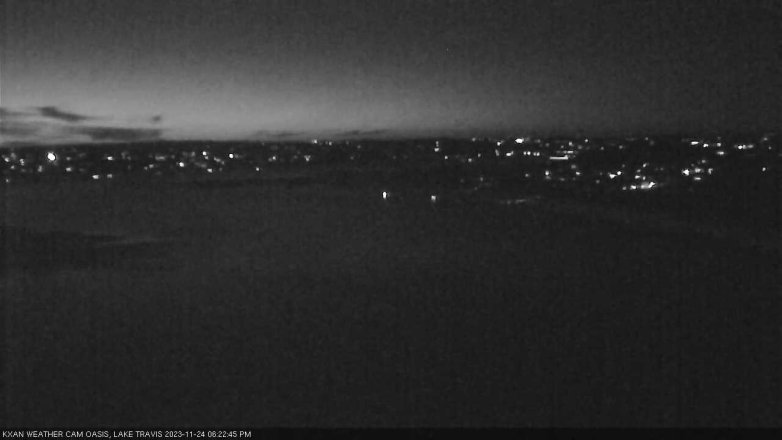 Lake Travis webcam, November 24, 2023 6:25 PM CT