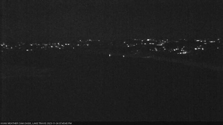 Lake Travis webcam, November 24, 2023 7:45 PM CT