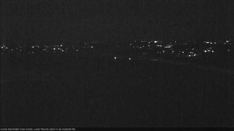 Lake Travis webcam, November 24, 2023 10:45 PM CT
