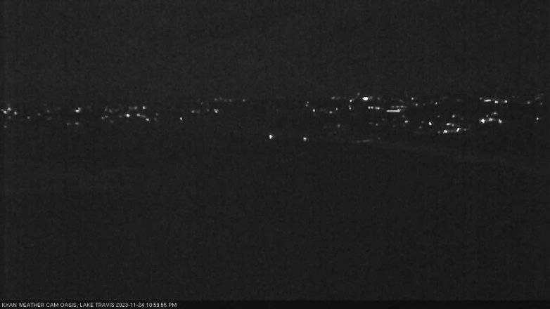 Lake Travis webcam, November 24, 2023 11:00 PM CT