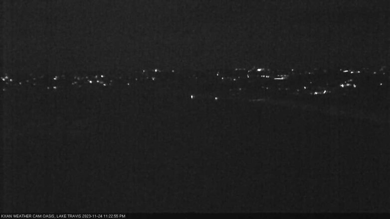 Lake Travis webcam, November 24, 2023 11:25 PM CT