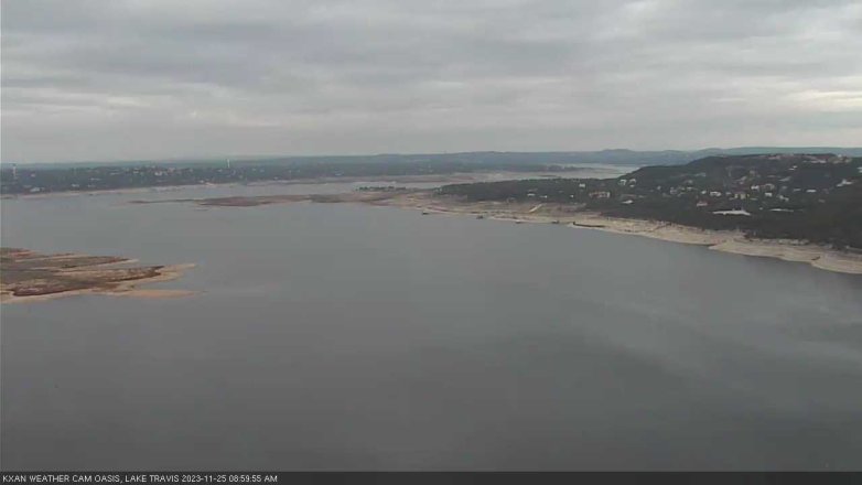 Lake Travis webcam, November 25, 2023 9:00 AM CT