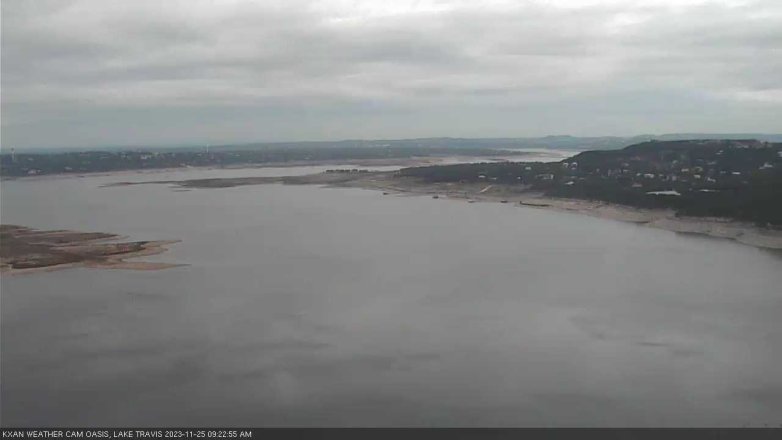 Lake Travis webcam, November 25, 2023 9:25 AM CT