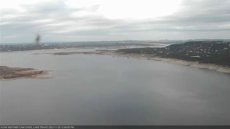 Lake Travis webcam, November 25, 2023 12:00 PM CT