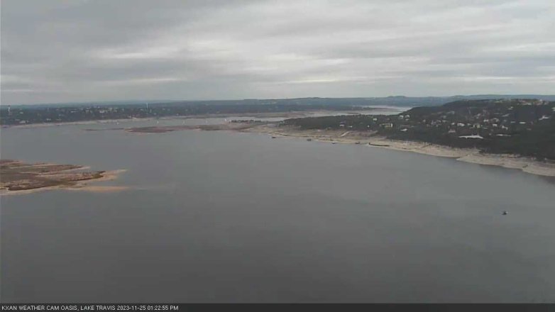 Lake Travis webcam, November 25, 2023 1:25 PM CT