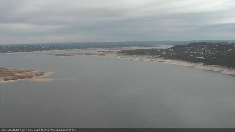 Lake Travis webcam, November 25, 2023 1:45 PM CT