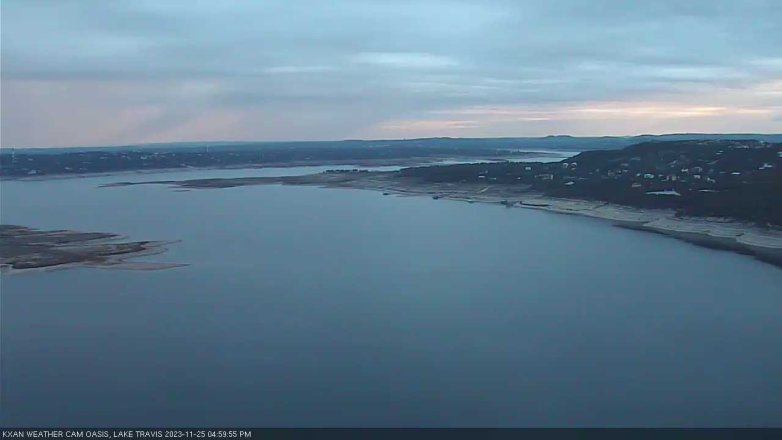 Lake Travis webcam, November 25, 2023 5:00 PM CT
