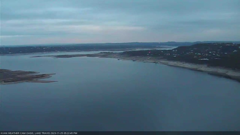 Lake Travis webcam, November 25, 2023 5:25 PM CT