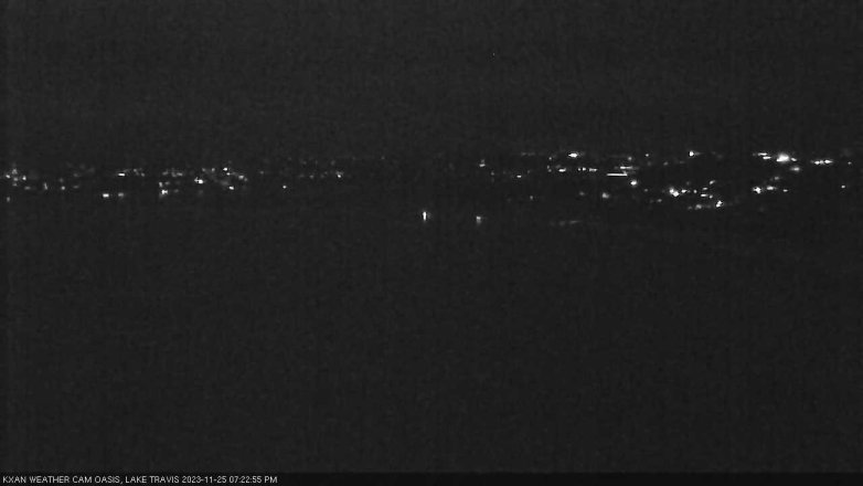 Lake Travis webcam, November 25, 2023 7:25 PM CT