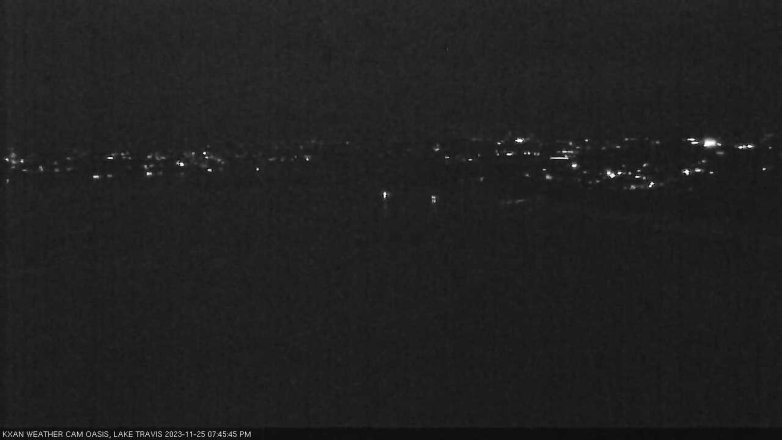 Lake Travis webcam, November 25, 2023 7:45 PM CT