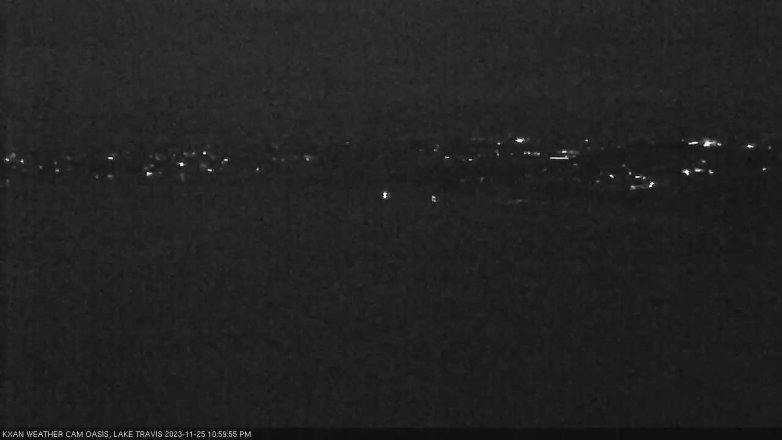 Lake Travis webcam, November 25, 2023 11:00 PM CT