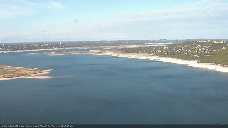 Lake Travis webcam, November 26, 2023 9:45 AM CT