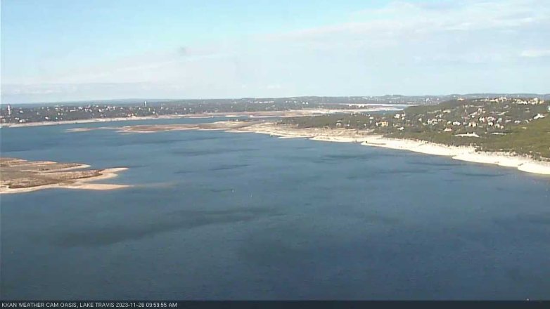 Lake Travis webcam, November 26, 2023 10:00 AM CT