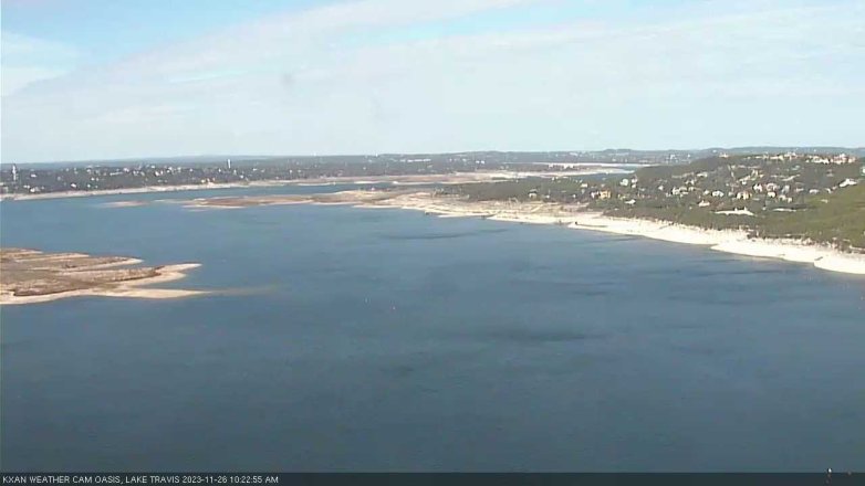 Lake Travis webcam, November 26, 2023 10:25 AM CT