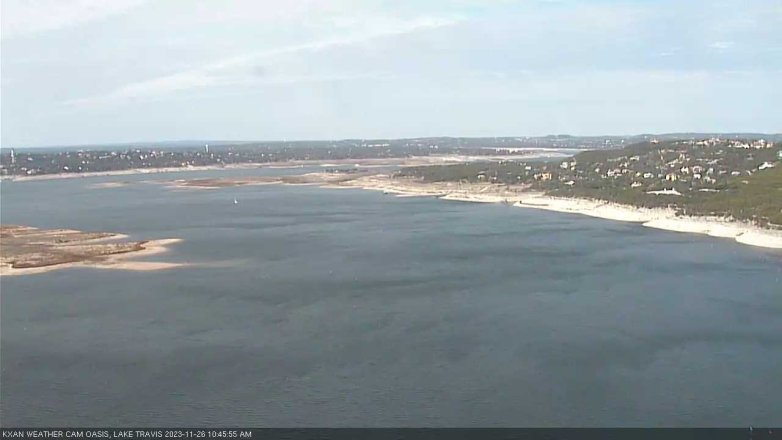 Lake Travis webcam, November 26, 2023 10:45 AM CT