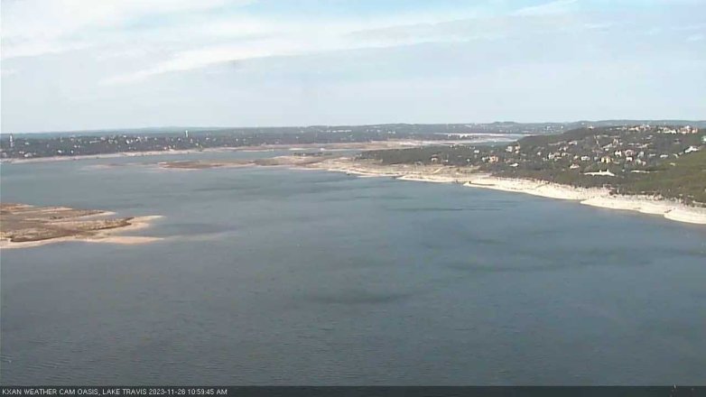Lake Travis webcam, November 26, 2023 11:00 AM CT