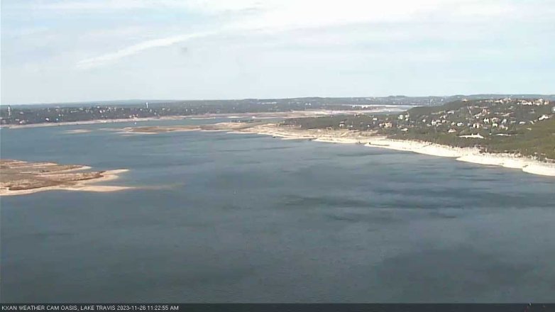 Lake Travis webcam, November 26, 2023 11:25 AM CT