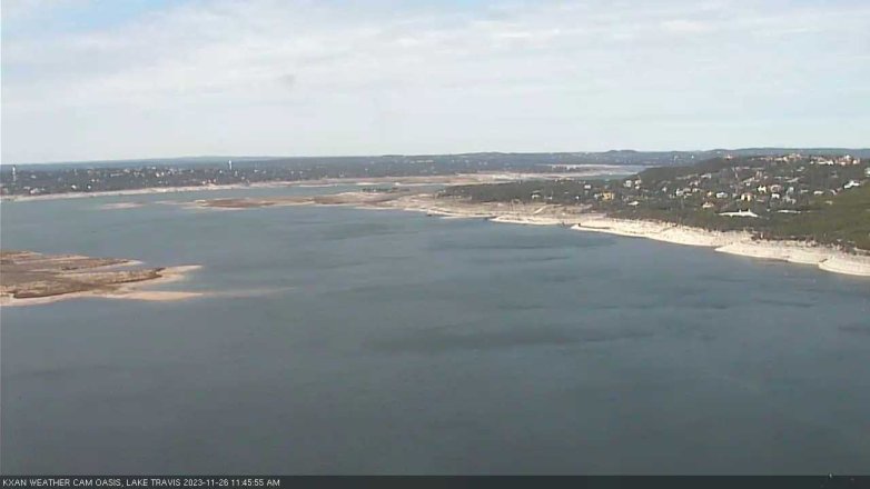 Lake Travis webcam, November 26, 2023 11:45 AM CT