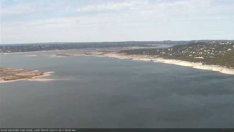Lake Travis webcam, November 26, 2023 12:00 PM CT