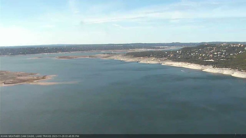 Lake Travis webcam, November 26, 2023 1:45 PM CT