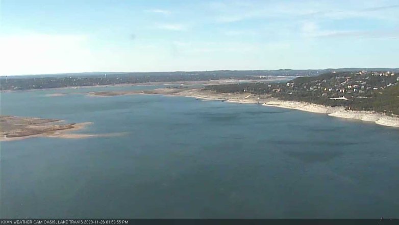 Lake Travis webcam, November 26, 2023 2:00 PM CT