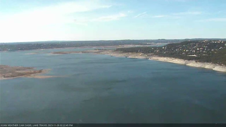 Lake Travis webcam, November 26, 2023 2:25 PM CT