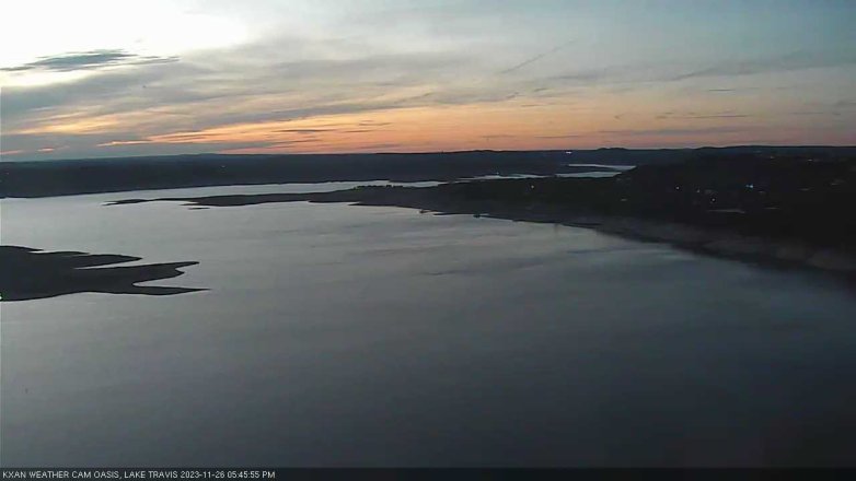 Lake Travis webcam, November 26, 2023 5:45 PM CT