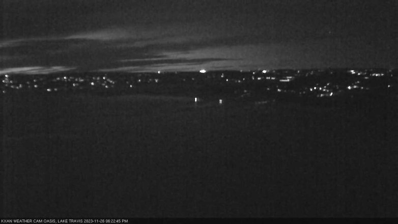 Lake Travis webcam, November 26, 2023 6:25 PM CT