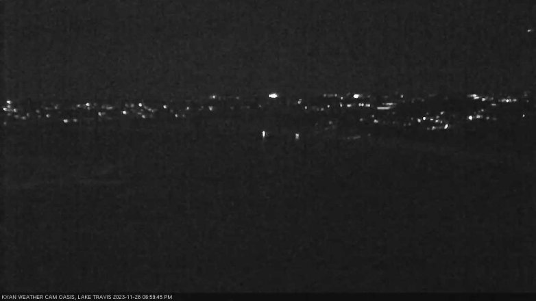 Lake Travis webcam, November 26, 2023 7:00 PM CT