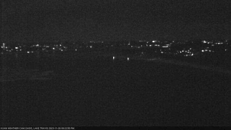 Lake Travis webcam, November 26, 2023 8:25 PM CT