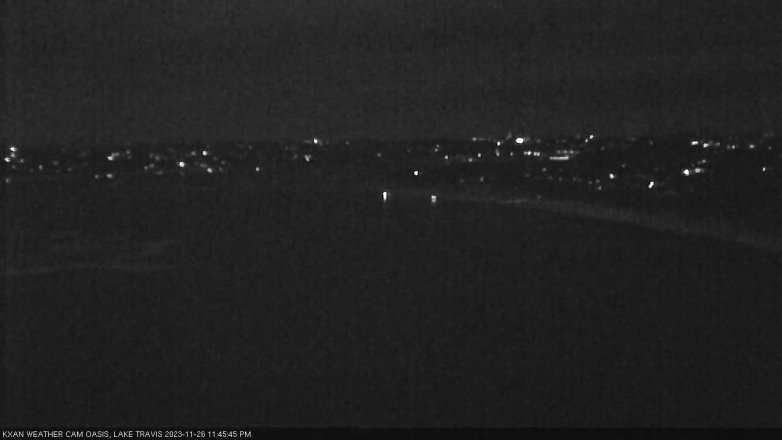 Lake Travis webcam, November 26, 2023 11:45 PM CT